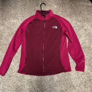 North Face Full Zip Up - Magenta/Pink